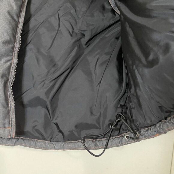 Obermeyer Winter puffer blue goose down vest women size 6 - Picture 6 of 6